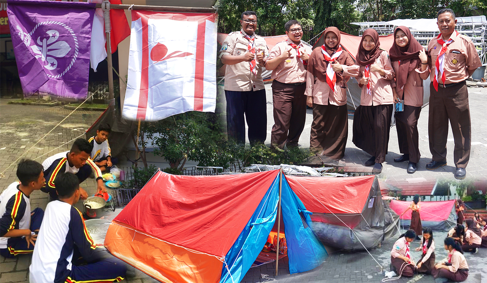 Tingkatkan Kemandirian Siswa, SMPTAG Surabaya Adakan Perkemahan Jumat Sabtu